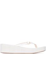 Jacquemus sandales Les Tatanes Lin - Blanc