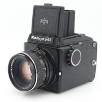 Mamiya M645J body + Sekor C 80mm F/2.8 + Waist Level Finder occasion