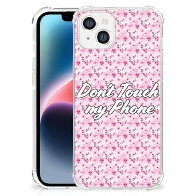 Apple iPhone 14 Plus Anti Shock Case Flowers Pink DTMP Apple iPhone 14 Plus Anti Shock Case Flowers Pink DTMP