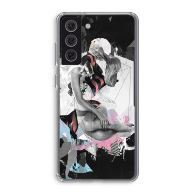 Camouflage de sommeil: Samsung Galaxy S21 FE Transparant Hoesje