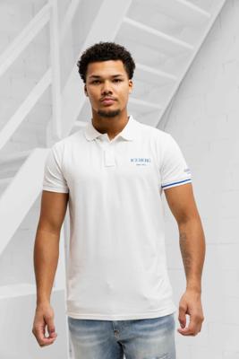 Iceberg Basic Polo Heren Wit - Maat L - Kleur: WitBlauw | Soccerfanshop