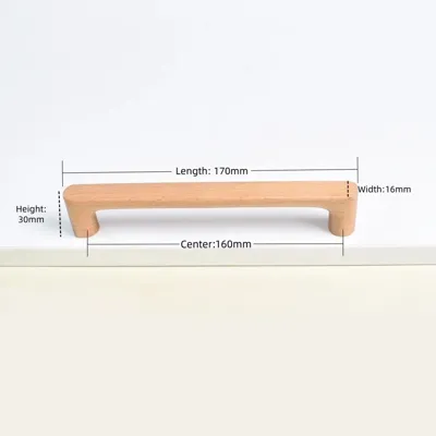 Houten Meubelknop - Beuken- of Walnoothout | Schattig Design | Inclusief Schroeven