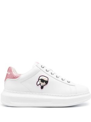 Karl Lagerfeld baskets K/Ikonik en cuir - Blanc