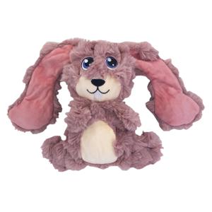 KONG SCRUMPLEZ BUNNY PLUCHE MET PIEP ROZE 21X28X8 CM