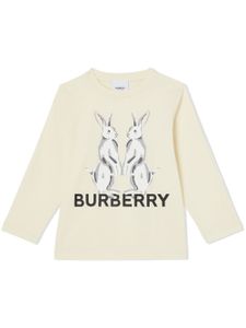 Burberry Kids t-shirt à imprimé Animal Kingdom - Tons neutres