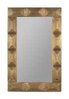 Dutchbone Spiegel Volan mangohout, 110x70cm - goud - thumbnail