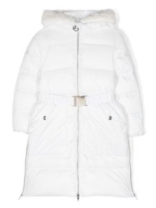 Ermanno Scervino Junior doudoune à fermeture zippée - Blanc