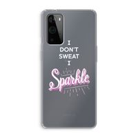 Sparkle quote: OnePlus 9 Pro Transparant Hoesje