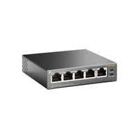 TP-Link TL-SG1005P Unmanaged Gigabit Ethernet (10/100/1000) Power over Ethernet (PoE) Zwart - thumbnail