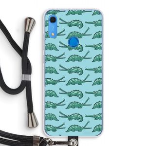 Kroko: Huawei Y6s Transparant Hoesje met koord