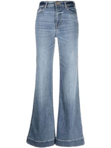 7 For All Mankind jean ample à patch logo - Bleu