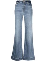 7 For All Mankind jean ample à patch logo - Bleu