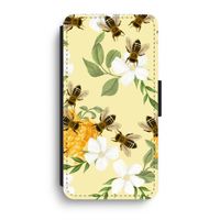 No flowers without bees: iPhone XR Flip Hoesje