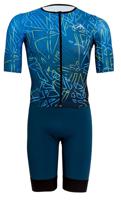 Sailfish Aerosuit perform trisuit korte mouw petrol heren L