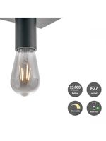 Besselink licht D930010-21 spotje Zwart E27 LED - thumbnail