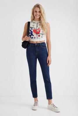 Enkellange skinny jeans - BLUE - 44 Enkellange skinny jeans - BLUE - 44