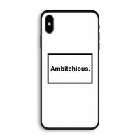 Ambitchious: iPhone XS Biologisch afbreekbaar hoesje