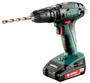 Metabo SB 18 Accu-Klopboormachine | 18 V | 48 Nm | 2x1.5 Ah Li-Power | Lader SC 60 Plus | In koffer - 602245550