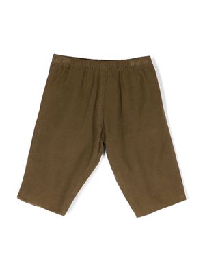 Bonpoint pantalon en velours côtelé à taille élastiquée - Marron