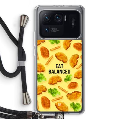 Eat Balanced: Xiaomi Mi 11 Ultra Transparant Hoesje met koord