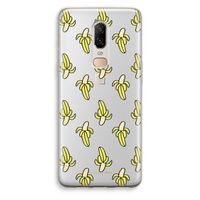 Bananas: OnePlus 6 Transparant Hoesje