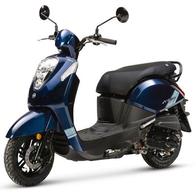 Sym Mio 50i Blauw - Verbrandingsmotor Scooter