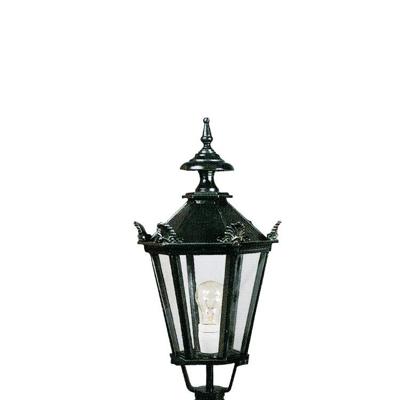 KS Verlichting Nostalgische lantaarn lampBergum K7C met kronen - zwart - 1510