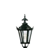 KS Verlichting Nostalgische lantaarn lampBergum K7C met kronen - zwart - 1510