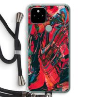 Endless Descent: Pixel 5 Transparant Hoesje met koord