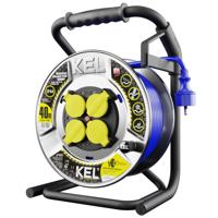 Enzo Kel kabelhaspel prof h07bq-f 3x2,5qmm 40m blauw - 1167340