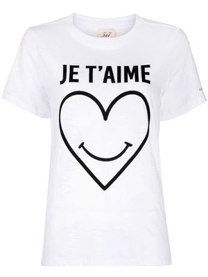 Cinq A Sept t-shirt Smiling Heart - Blanc