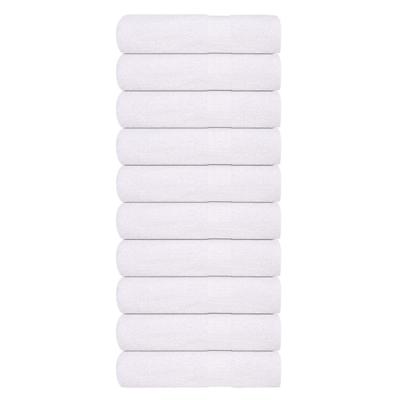 VidaXL Badhanddoeken 10 st 100x150 cm 360 g/m² 100% katoen wit