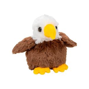 Nature Planet Pluche Amerikaanse zeearend - knuffeldier - 13 cm - vogel cadeau knuffel