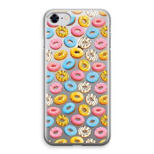 Pink donuts: iPhone 8 Transparant Hoesje