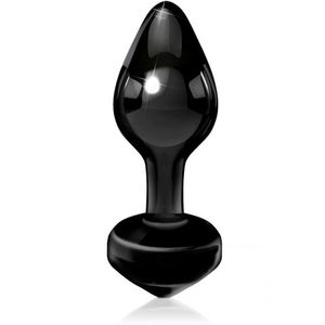 Pipedream Icicles - NO 44 Glazen Buttplug Zwart