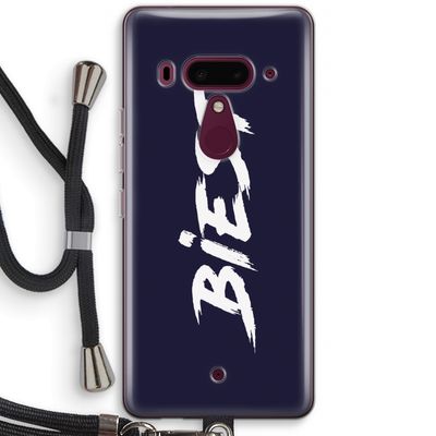 Biest: HTC U12+ Transparant Hoesje met koord