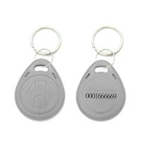 10 stuks 125KHz TK/EM4100 proximity ID kaart Chip Sleutelhanger sleutel ring (grijs)