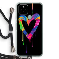 Melts My Heart: Pixel 5 Transparant Hoesje met koord