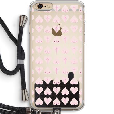 Ass 'n Titties: iPhone 6 PLUS / 6S PLUS Transparant Hoesje met koord