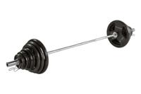 Tunturi Olympische Halterset l Tri-Grip Barbell Set 140 kg