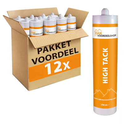 12 stuks High Tack Kit 290 ml (wit) - pakketvoordeel 12 stuks High Tack Kit 290 ml (wit) - pakketvoordeel