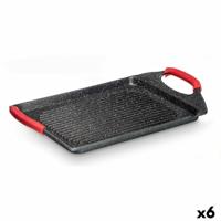 Barbecue Kinvara Wit Zwart Rood Siliconen Aluminium 34 x 26 cm