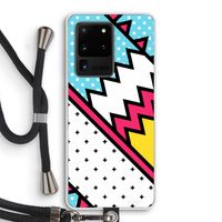 Pop Art #2: Samsung Galaxy S20 Ultra Transparant Hoesje met koord