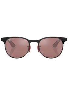 Ray-Ban x Scuderia Ferrari lunettes de soleil à monture carrée - Noir