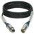 Klotz PD3-3XK22A005.0 AES/DMX kabel 3p XLR F/M zwart/blauw 5 meter