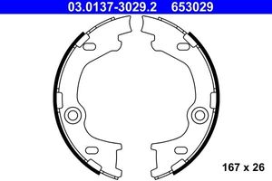 Remschoenset, parkeerrem 03013730292