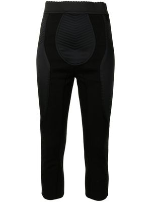Dolce & Gabbana short de cyclisme en satin - Noir