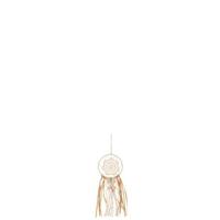 J-Line dromenvanger Macrame - katoen - ecru|naturel - small