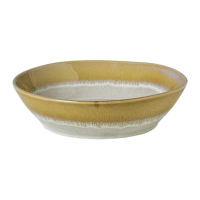 Diep bord roots - oker - ø20x5.4 cm