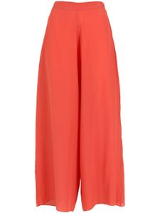 Amir Slama pantalon palazzo en soie - Orange